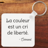 Visage multicolore en pixel art キーホルダー (裏面)