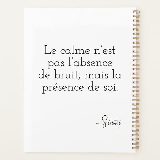 Visage pastel apaisant プランナー手帳 (裏面)