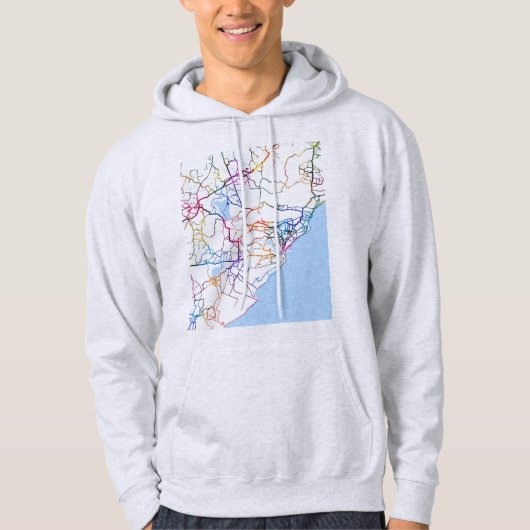 Visakhapatnam Andhra Pradesh Map パーカ (正面)