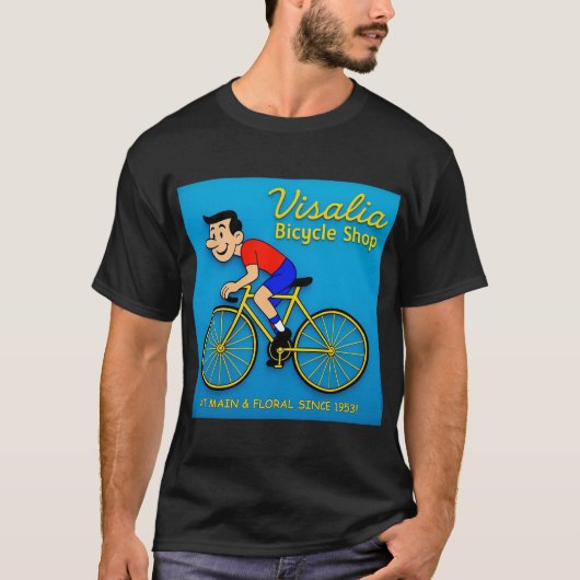 VISALIA BICYCLE SHOP. Tシャツ (正面)