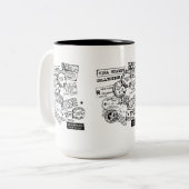 VISAS CUP ツートーンマグカップ (正面左)