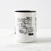 VISAS CUP ツートーンマグカップ (中央)