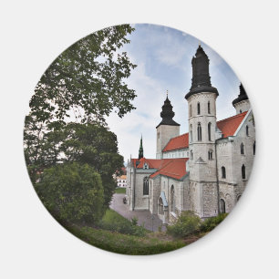 Visbyスウェーデンの古い教会 マグネット