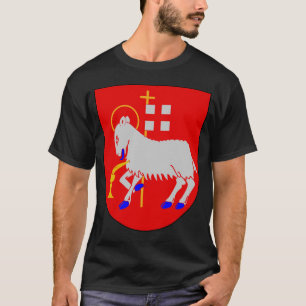Visby、スウェーデンのゴトランドの紋章付き外衣 Tシャツ