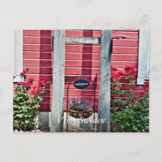 Visby Welcomeの看板 ポストカード