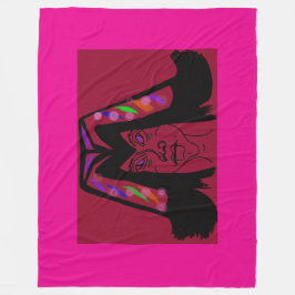 Viscountess with Headdress フリースブランケット