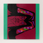 Viscountess with Headdress Jigsaw Puzzle ジグソーパズル (横)