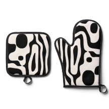 Viseグリップ：抽象芸術ブラック&ホワイト