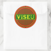 Viseu City Pride Emblem – Portuguese Identity ラウンドシール (バッグ)