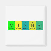 Vishal周期表名磁石 マグネット (正面)