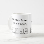 Vishal期別テーブル名mag コーヒーマグカップ (正面左)