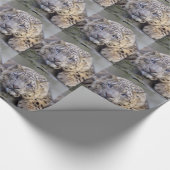 Vishnuのユキヒョウの包装紙 ラッピングペーパー (角)