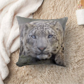 Vishnuのユキヒョウの枕 クッション (ブランケット)