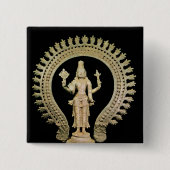 Vishnu、遅いChola 缶バッジ (正面)