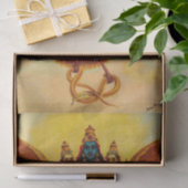 Vishnu、Garuda、Vahana by Raja Ravi Varma 薄葉紙 (ギフト)