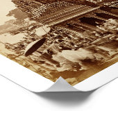 Vishnu Pudと他の寺院,ベナレス(セピア写真) ポスター (角)