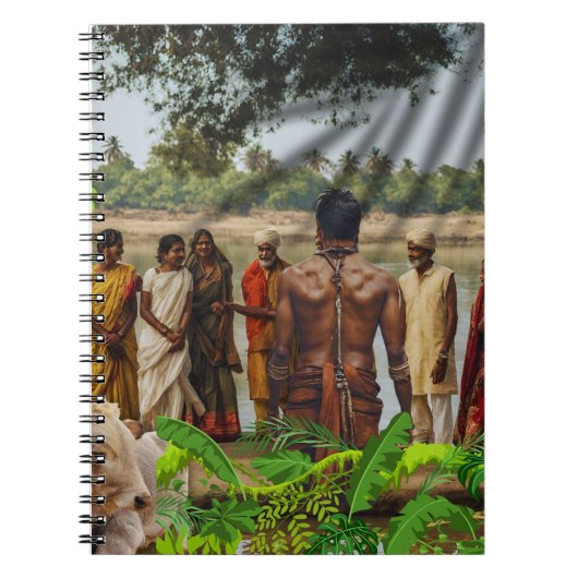 Vishnuh en volgelingen notitieboek ノートブック (正面)