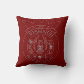 vishnuh logo op kussen クッション (裏面)