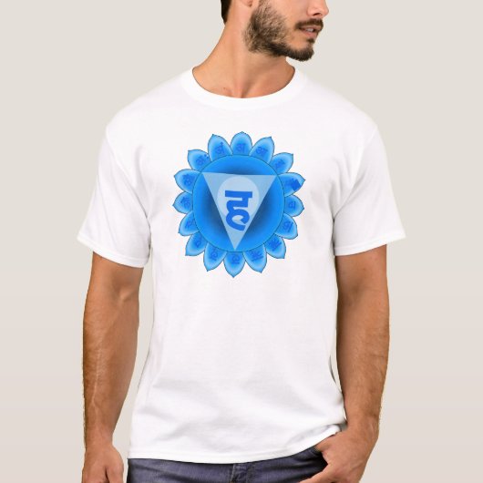 Vishuddha喉のチャクラ Tシャツ (正面)
