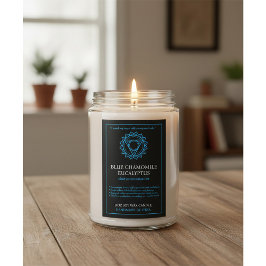 Vishuddha Throat Chakra Candle Label フードラベル