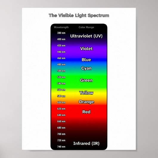 Visible Light Spectrum ポスター (正面)