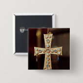 Visigoth王の奉納の王冠 缶バッジ (正面&裏面)