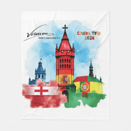 Visiiion Blanket フリースブランケット