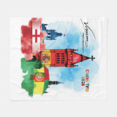 Visiiion Blanket フリースブランケット (正面(横))