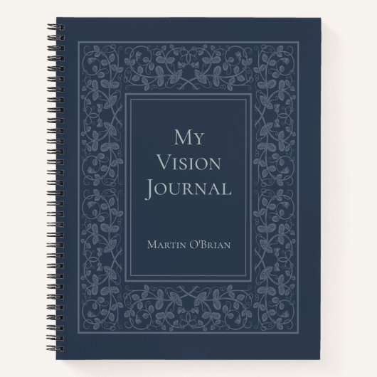 Visionパーソナライズされたジエレガントャーナル ノートブック (正面)