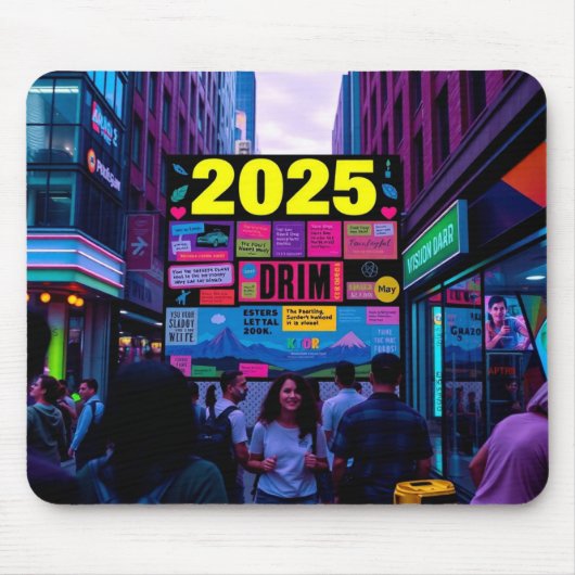 "Vision 2025" Urban Inspiration Mouse pad マウスパッド (正面)