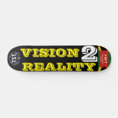 VISION 2 REALITY JMT 7 3/4"スケートボードデッキ スケートボード (横)