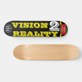 VISION 2 REALITY JMT 7 3/4"スケートボードデッキ スケートボード (横)