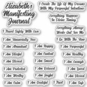 Vision Board及びJournal Vinylの確認 シール (正面)