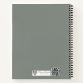 Vision Board Collage | Torn Paper & Stamp... ノートブック (裏面)