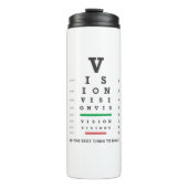 Vision eye chart タンブラー (正面)