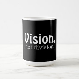 Vision, not division coffee mug コーヒーマグカップ