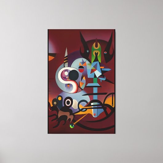 Vision of a Midnight Ritual - Ken Gage Art キャンバスプリント (正面)