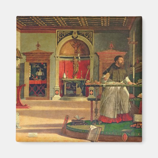 Vision of St. Augustine, 1502-08 (キャンバス上の油) ( マグネット (正面)