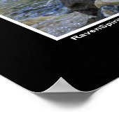 「Vision Quest」グレー・ウルフ野生動物写真ポスター ポスター (角)