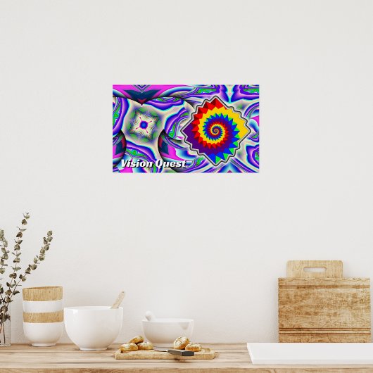 Vision Quest （単語の変更） ポスター (キッチン)