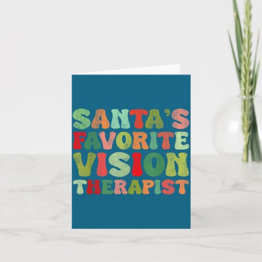 Vision Santa Therapist Favorite Life カード (正面)