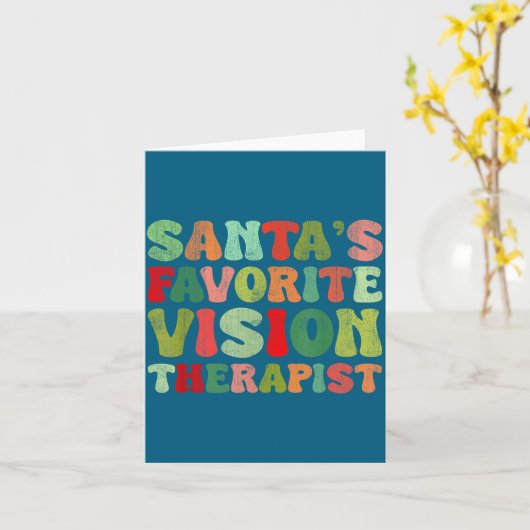 Vision Santa Therapist Favorite Life カード (黄色い花)