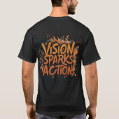Vision Sparksアクション Tシャツ (裏面)
