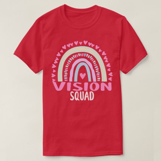 Vision Squadパーティーマッチング女性鑑賞者Ra Tシャツ (デザイン正面)