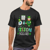 Vision Squad Leprechaun Optometrist St Patrick’S D Tシャツ (正面)
