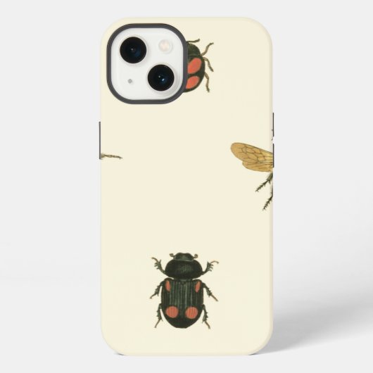 Vision Studioによるハエと甲虫 iPhoneケース (裏面)