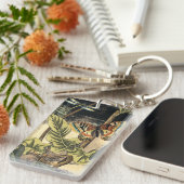 Vision Studioによる暗い自然シーン キーホルダー (正面右)