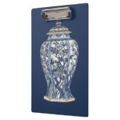 Vision Studioによる青と白の磁器の花瓶 クリップボード (左)