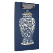 Vision Studioによる青と白の磁器の花瓶 クリップボード (右)