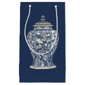 Vision Studioによる青と白の磁器の花瓶 スモールペーパーバッグ (正面)